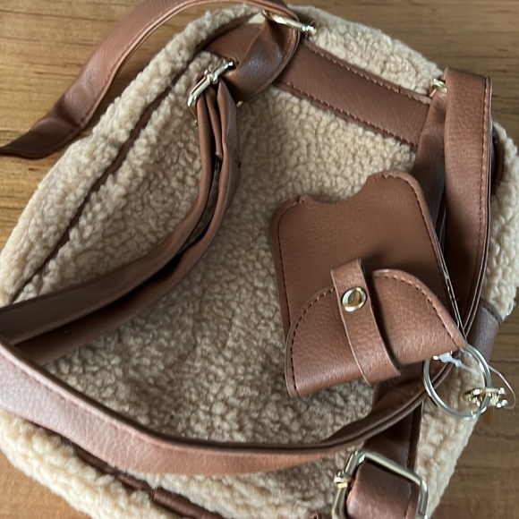 Mini Sherpa Fleece Backpack - Picture 3 of 6